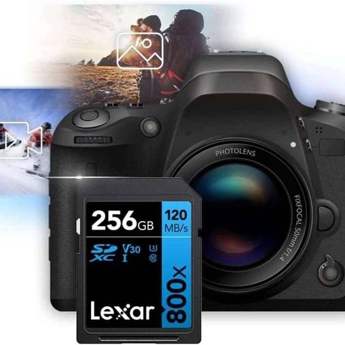 Thẻ Nhớ Lexar SDXC 256GB 800x 120MB/s UHS-I U3 Thẻ Nhớ Lexar SDXC 256GB 800x 120MB/s UHS-I U3